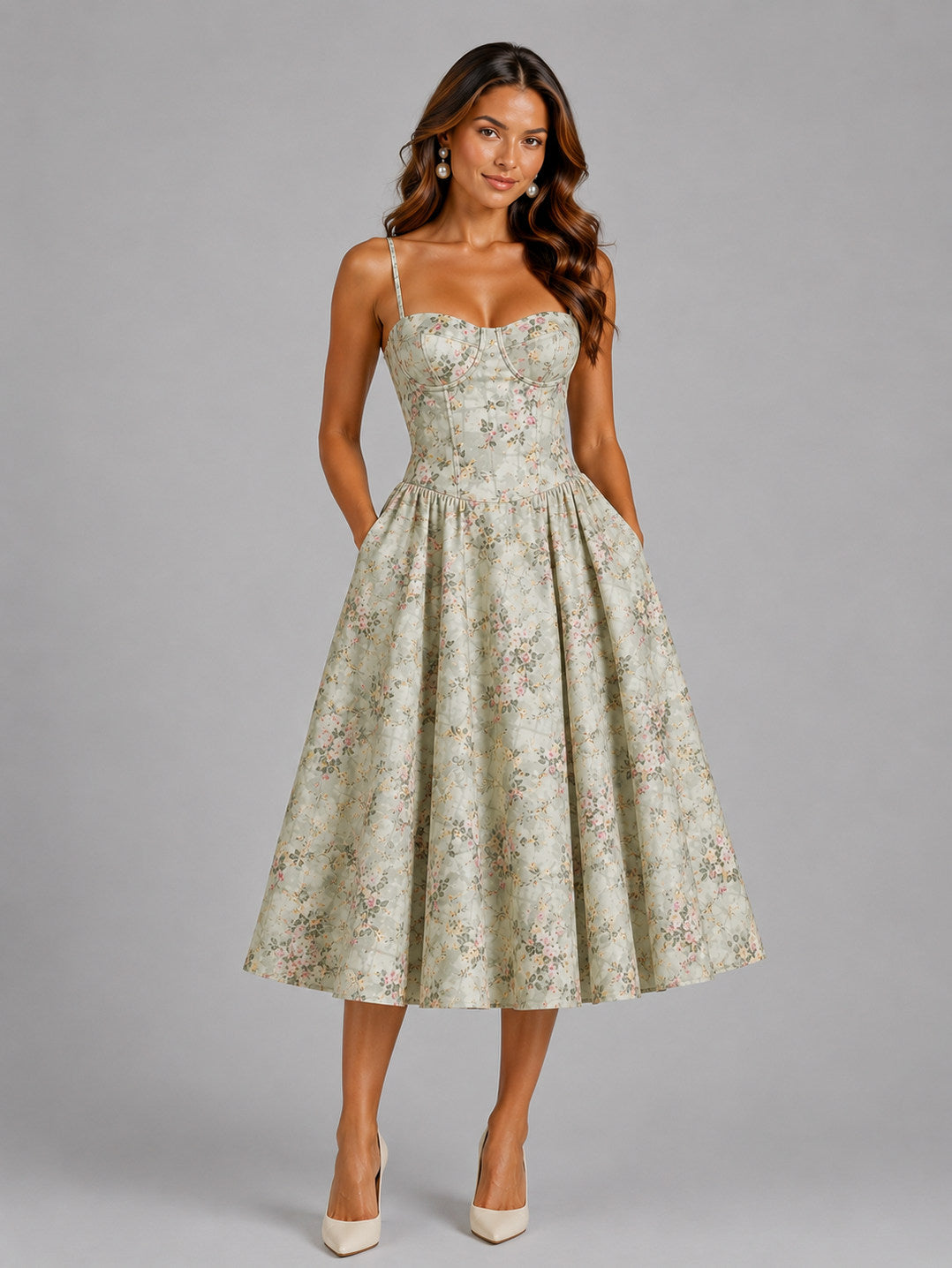 Corset Midi Dress