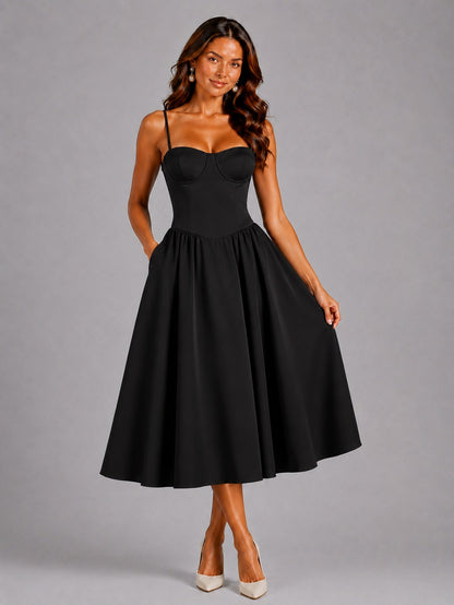 Corset Midi Dress