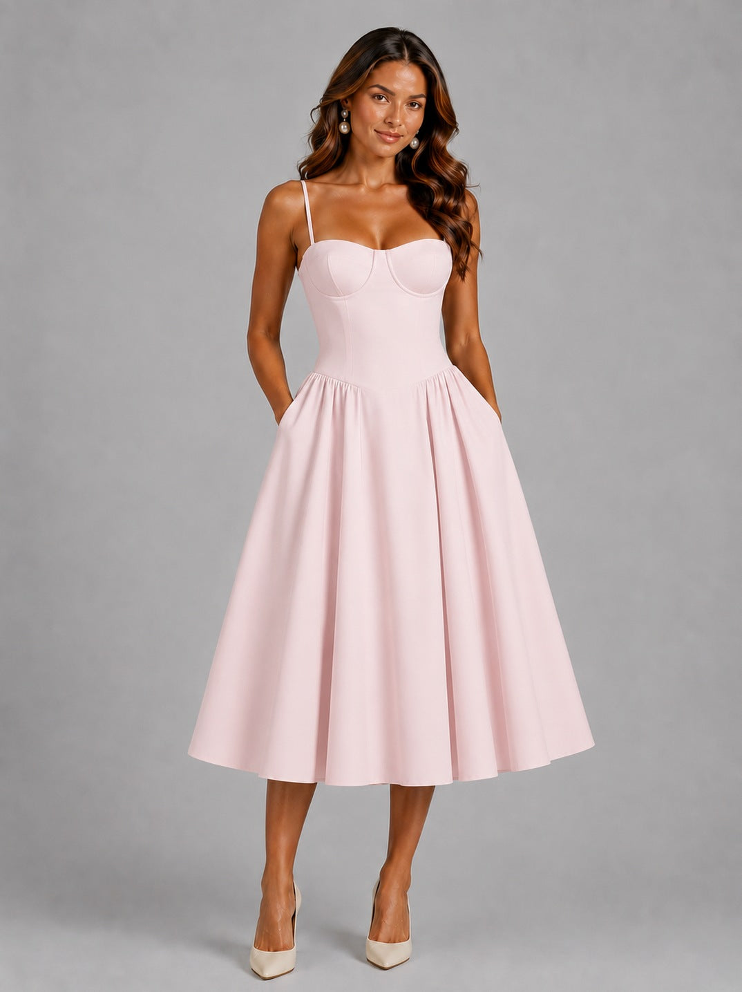 Corset Midi Dress