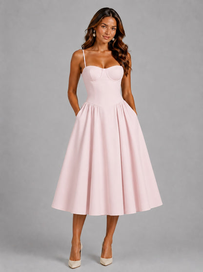 Corset Midi Dress