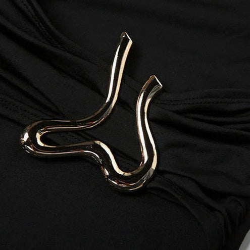 Fitted Long Sleeve Ruched Maxi Dress