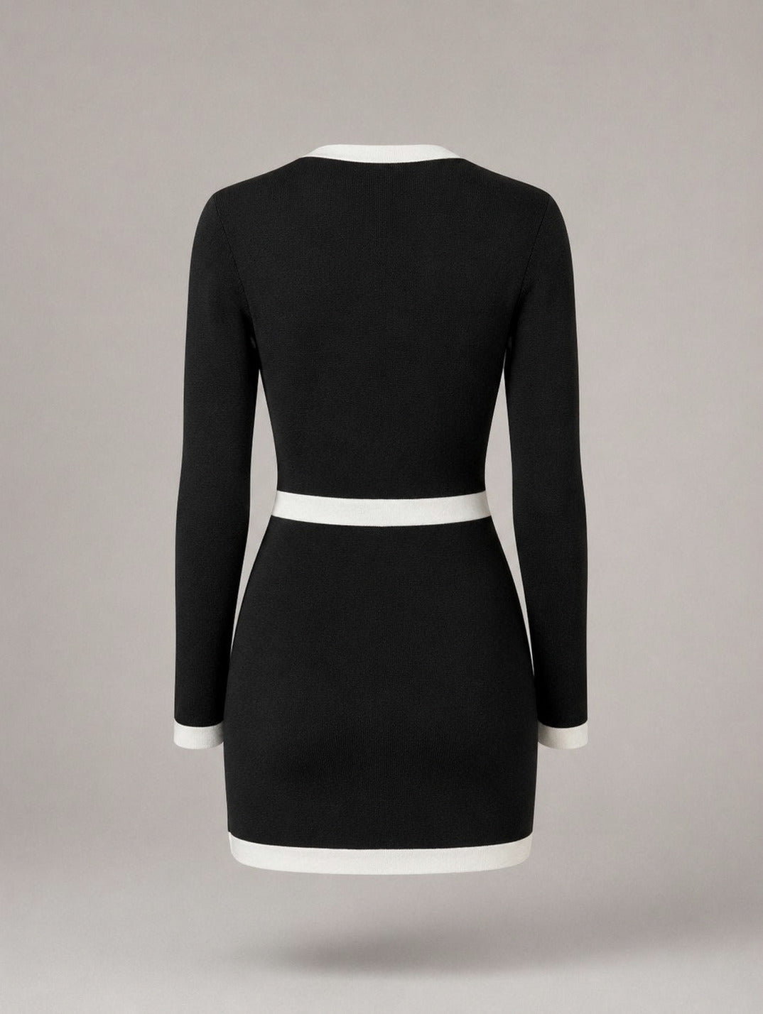 Knit Button Front Sweater Dress