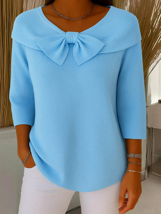 Women’s Jumper – Bow Detail Round Neck
