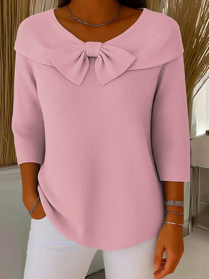 Women’s Jumper – Bow Detail Round Neck