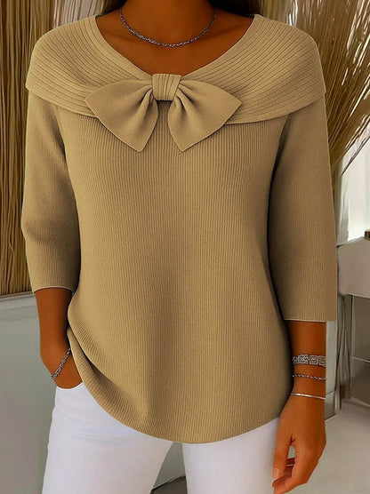 Women’s Jumper – Bow Detail Round Neck