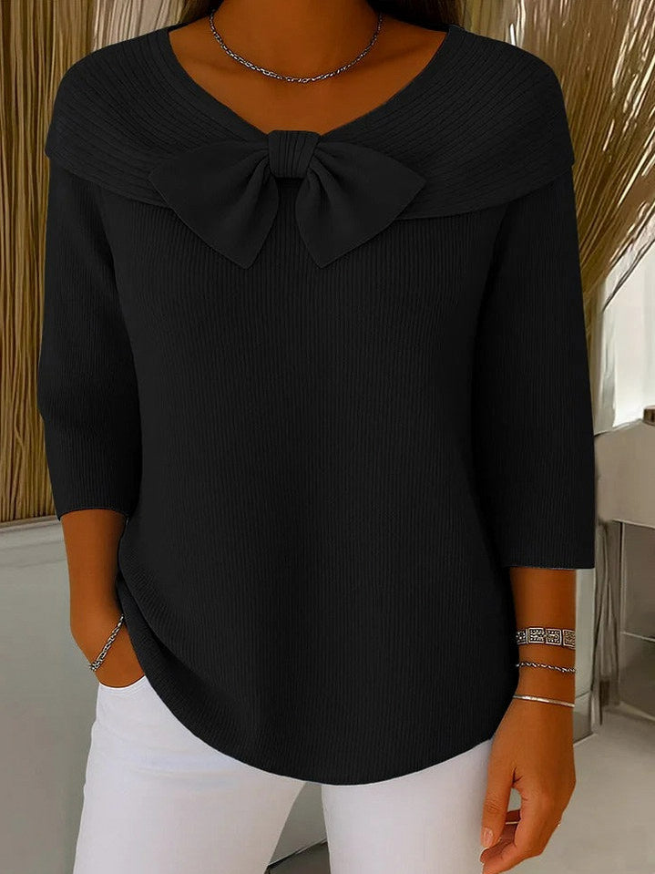 Women’s Jumper – Bow Detail Round Neck